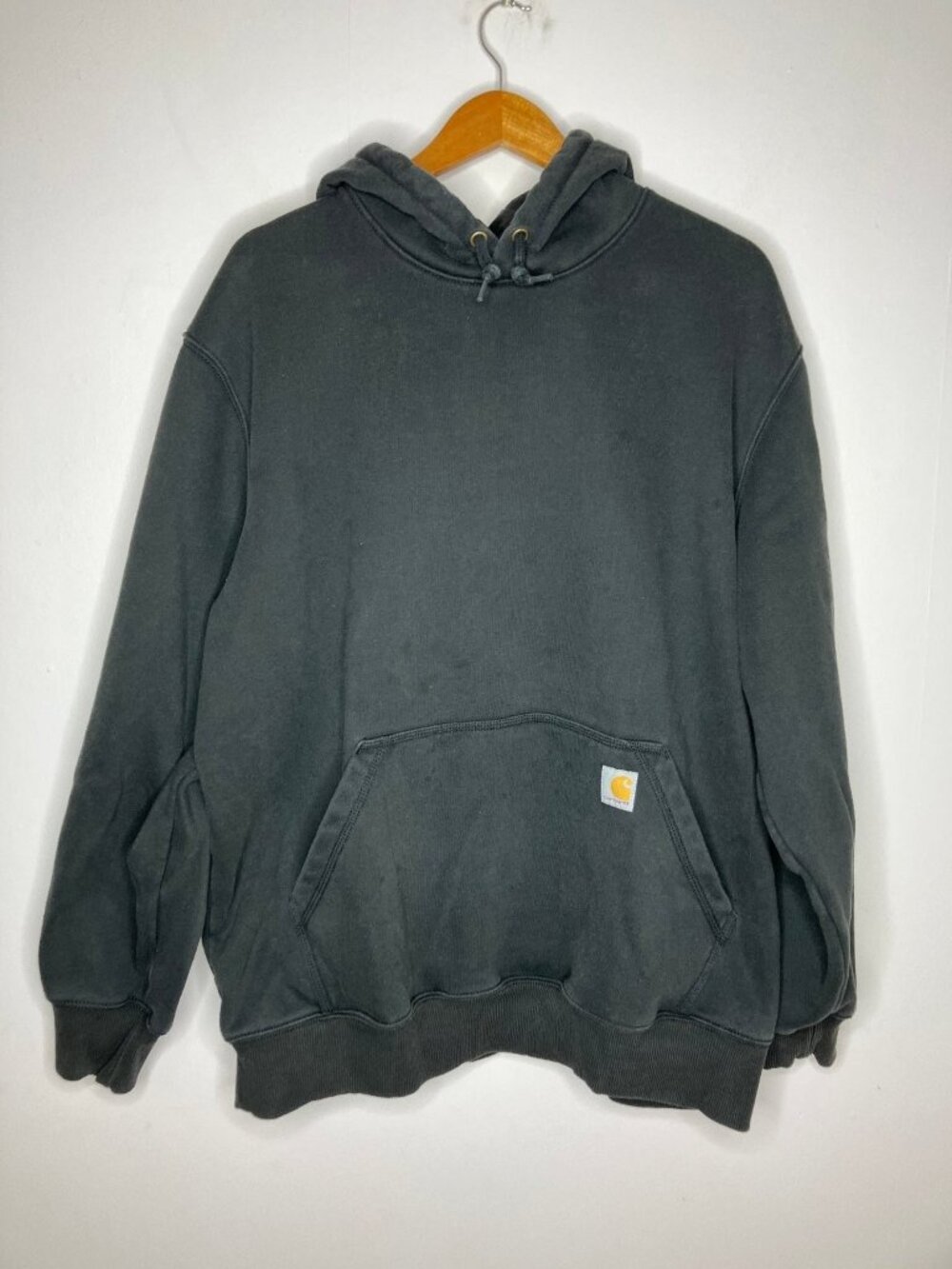 Carhartt Rain Defender Hoodie Men's XL Loose Fit Pullover Black Work